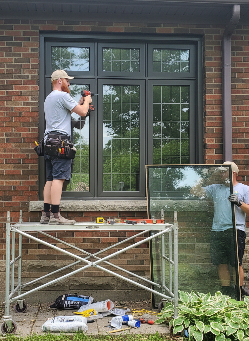 Window Install Large Bay Window